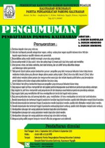 PENGISIAN PERANGKAT KALURAHAN (DUKUH SEMBUNG, BANDULAN MENDIRO)