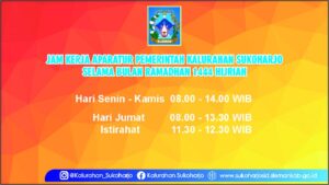 Pelayanan dan Jam Kerja Pamong Aparatur Kalurahan Selama Bulan Ramadhan