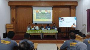 PEMBINAAN SATLINMAS KALURAHAN SUKOHARJO DALAM ACARA SIMLINMAS OLEH SATUAN POLISI PAMONG PRAJA KABUPATEN SLEMAN