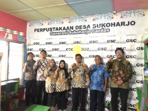 Pendampingan Dinas DPAD DIY di Perpustakaan Kalurahan Sukoharjo GSC