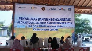 Penyaluran Bantuan Pangan Beras di Kalurahan Sukoharjo Capai Lebih dari 99% Penerima